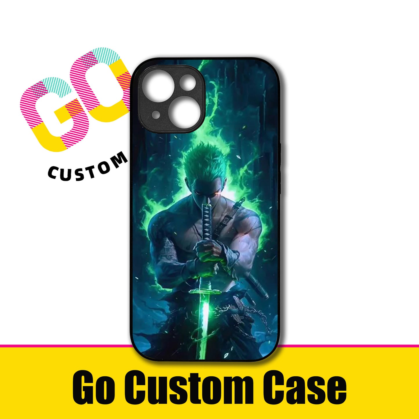 One Piece Roronoa Zoro Green Flame Anime Phone Case | Protective Cover (S265121)