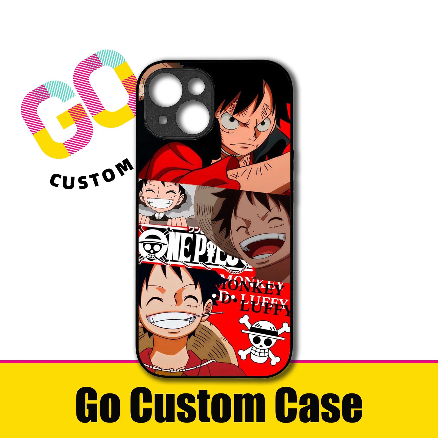 One Piece Monkey D. Luffy Collage Anime Phone Case | Protective Cover (2651204)