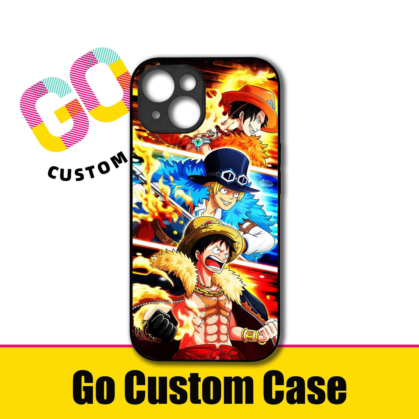 One Piece Luffy Ace Sabo Brothers Anime Phone Case | Protective Cover (2651205)
