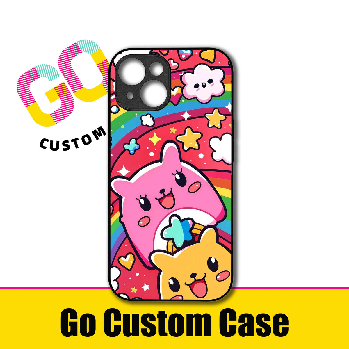 Kawaii Cute Animals Rainbow Phone Case