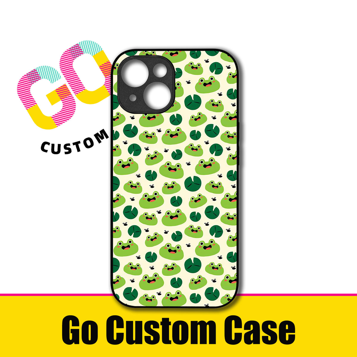 Cartoon Frogs Lily Pad Phone Case