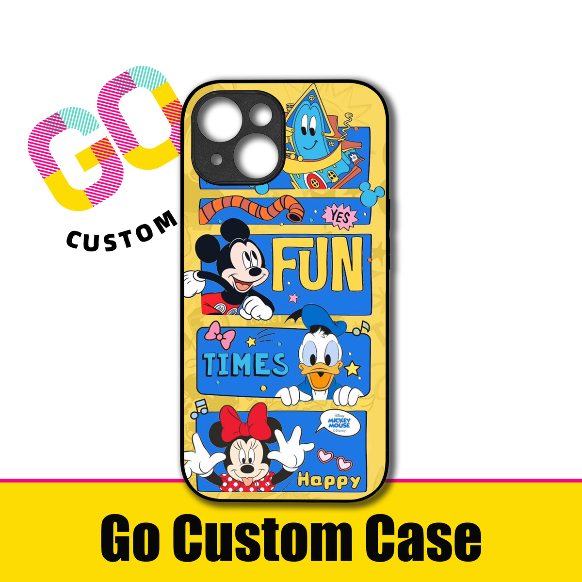 Mickey Minnie Donald Duck Fun Times Comic Phone Case