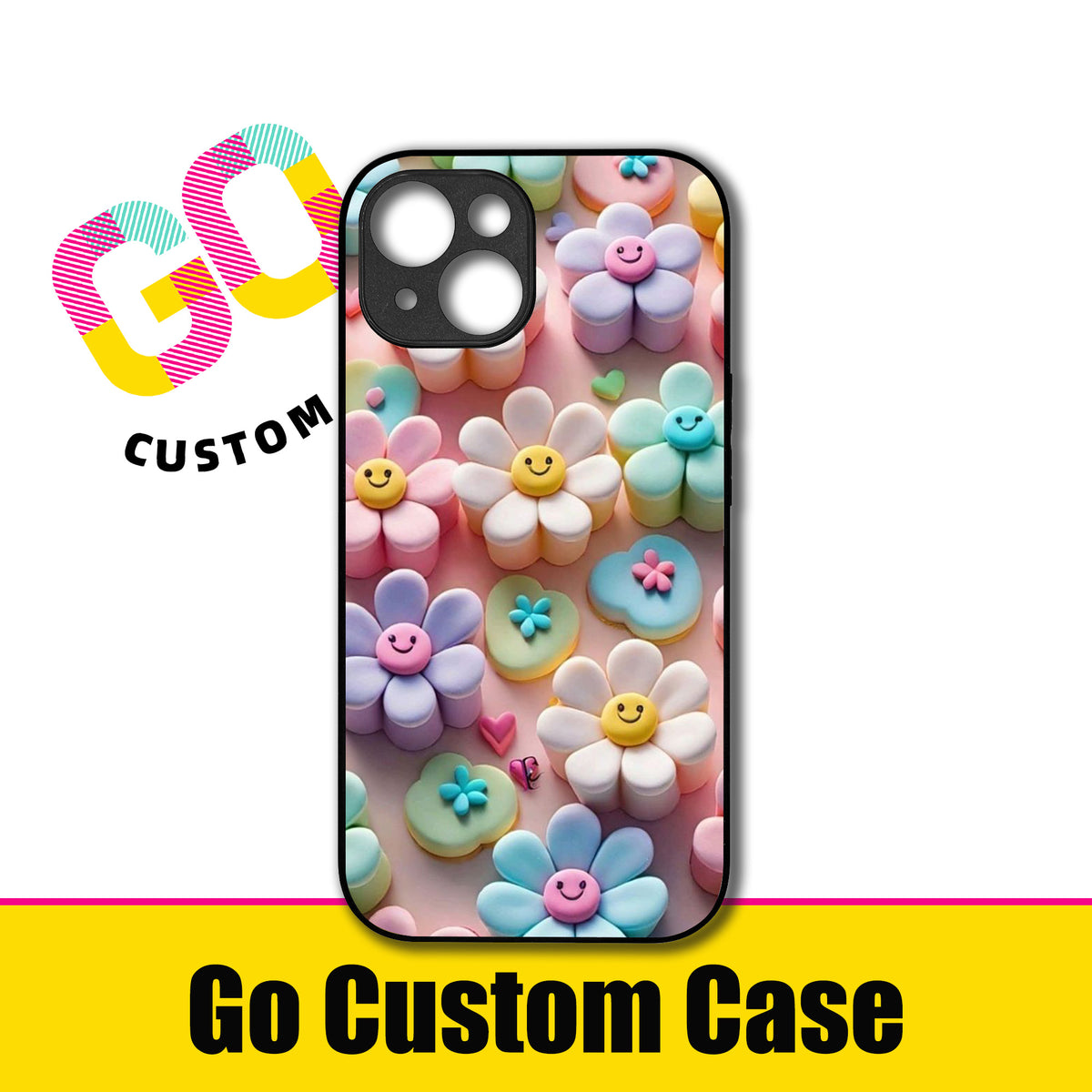 Pastel Smiley Flower Marshmallow Phone Case