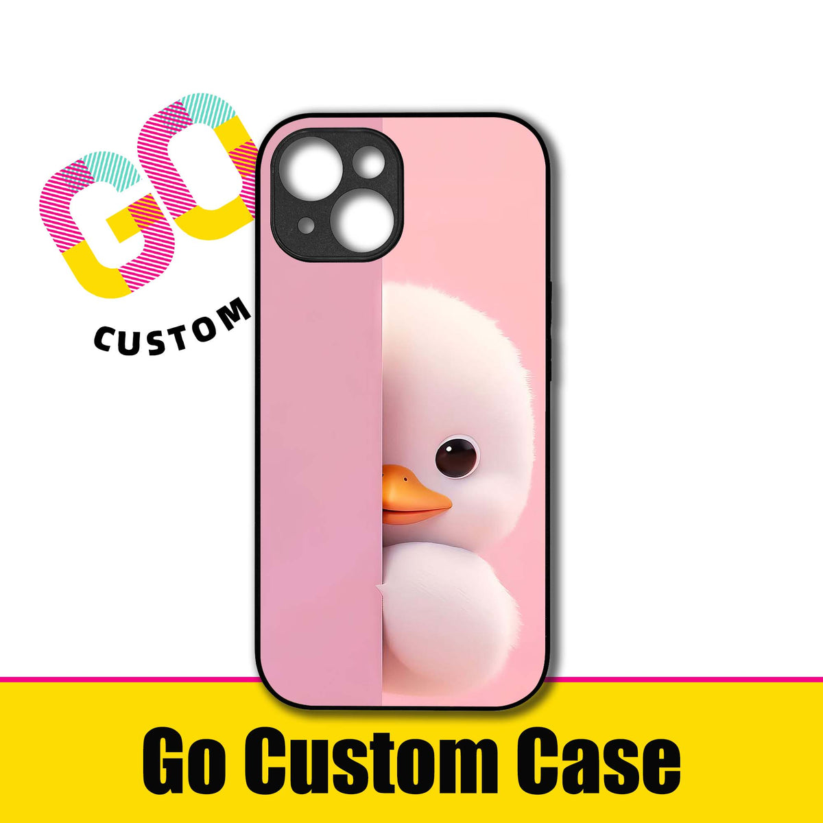 Cute 3D Peeking Duck Phone Case