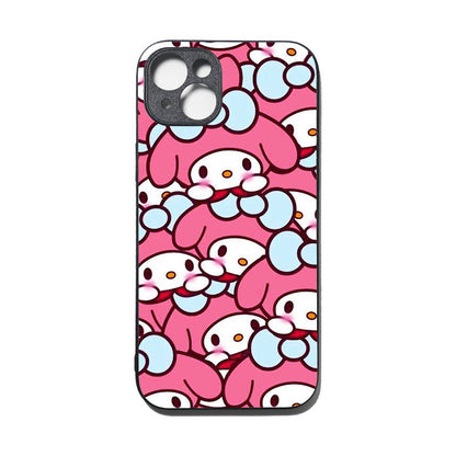 My Melody All-Over Print Phone Case - Customizable for iPhone 17/16/15/14/13/12/11/Samsung S25/24/23 | Pink Sanrio Character Protective Cover (630212)