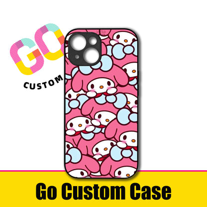 My Melody All-Over Print Phone Case - Customizable for iPhone 17/16/15/14/13/12/11/Samsung S25/24/23 | Pink Sanrio Character Protective Cover (630212)