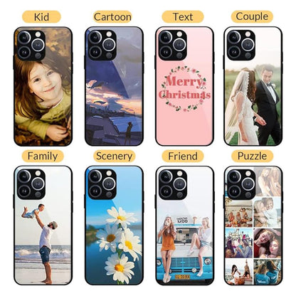 Tempered Glass Customized iPhone Case