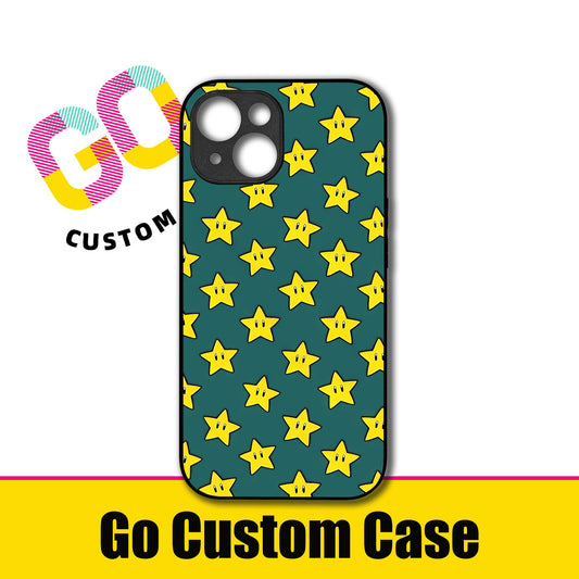 Yellow Star & Green Background Phone Case (480809)