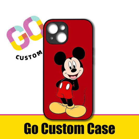 Classic Mickey Mouse Red Background Phone Case