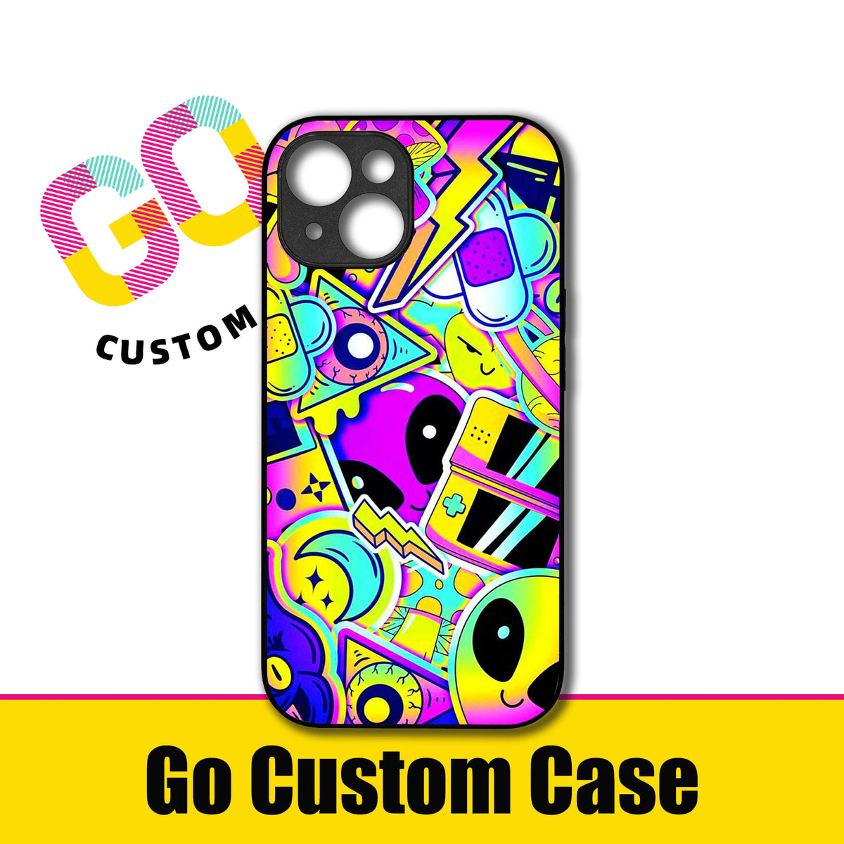 Trippy Cyberpunk Custom Cover for iPhone