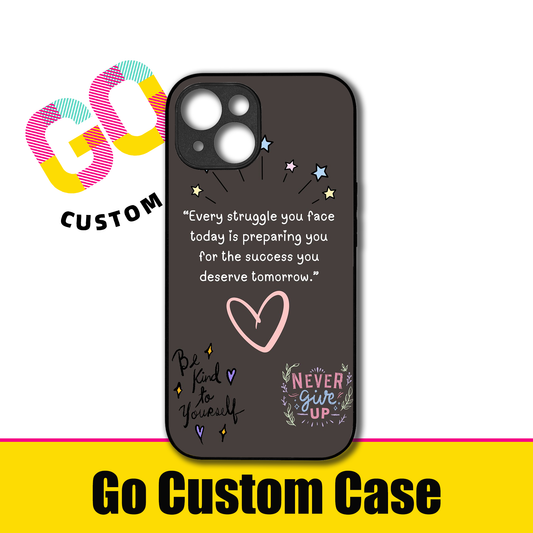 Inspirational Quote "Never Give Up" Phone Case | Motivational Protective Cover(642401)