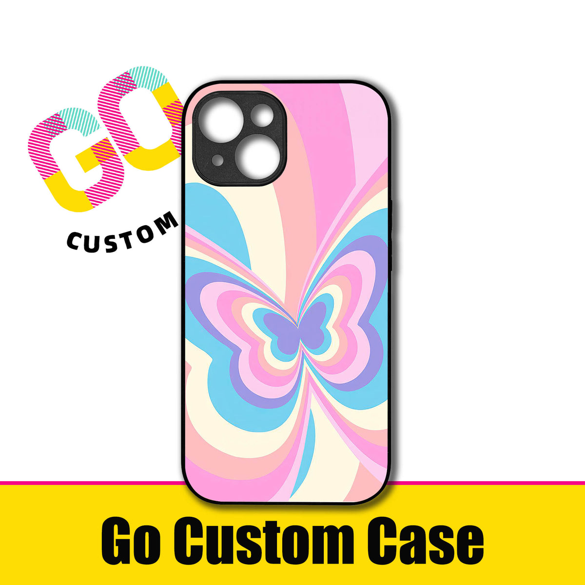 Pastel Swirl Butterfly Y2K Phone Case