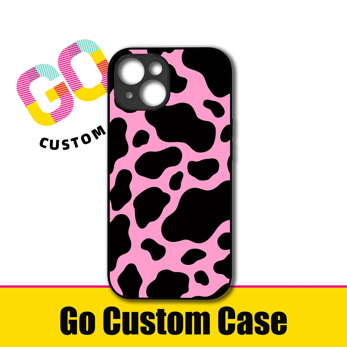 Pink Cow Print Animal Pattern Phone Case