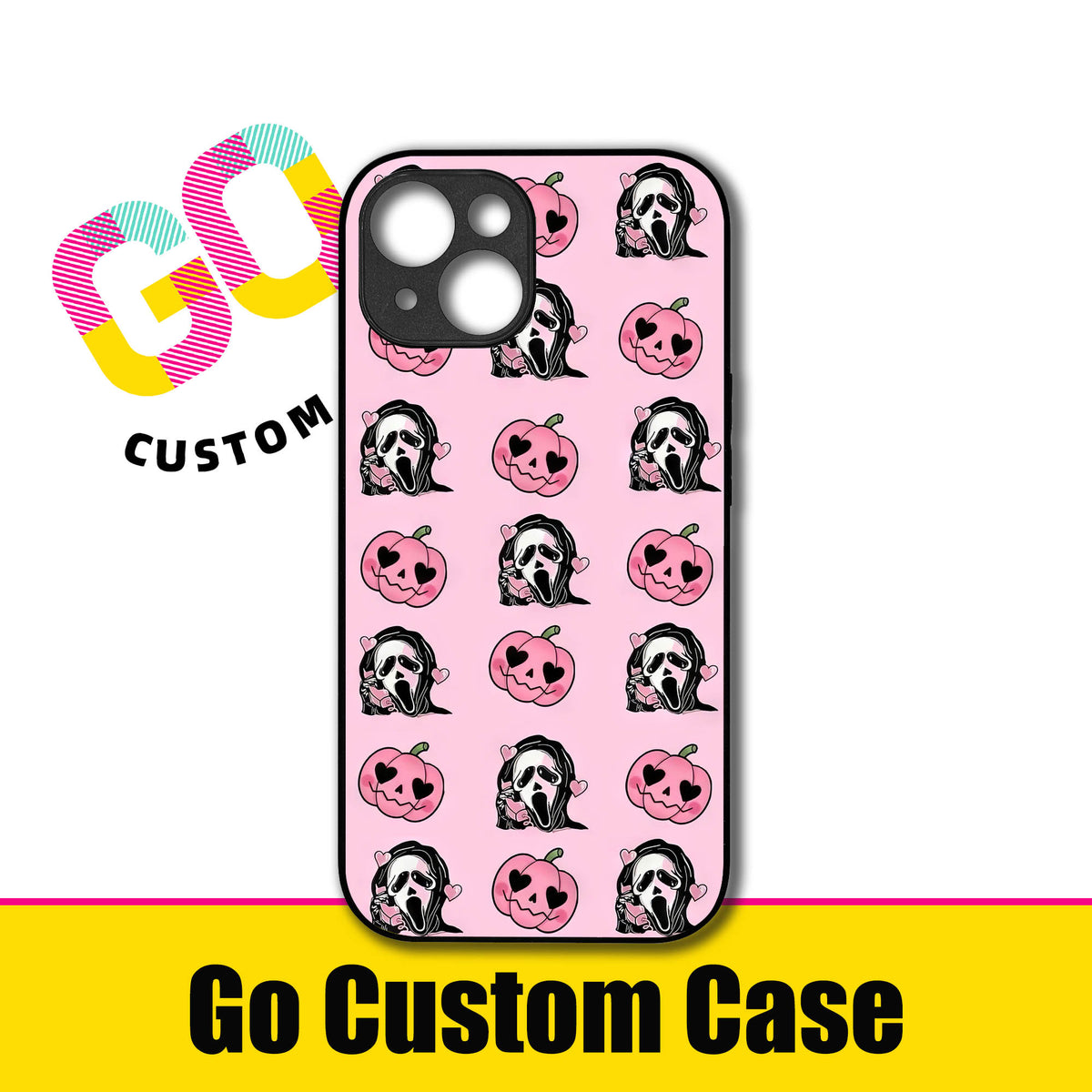 Pink Halloween Ghostface Phone Case