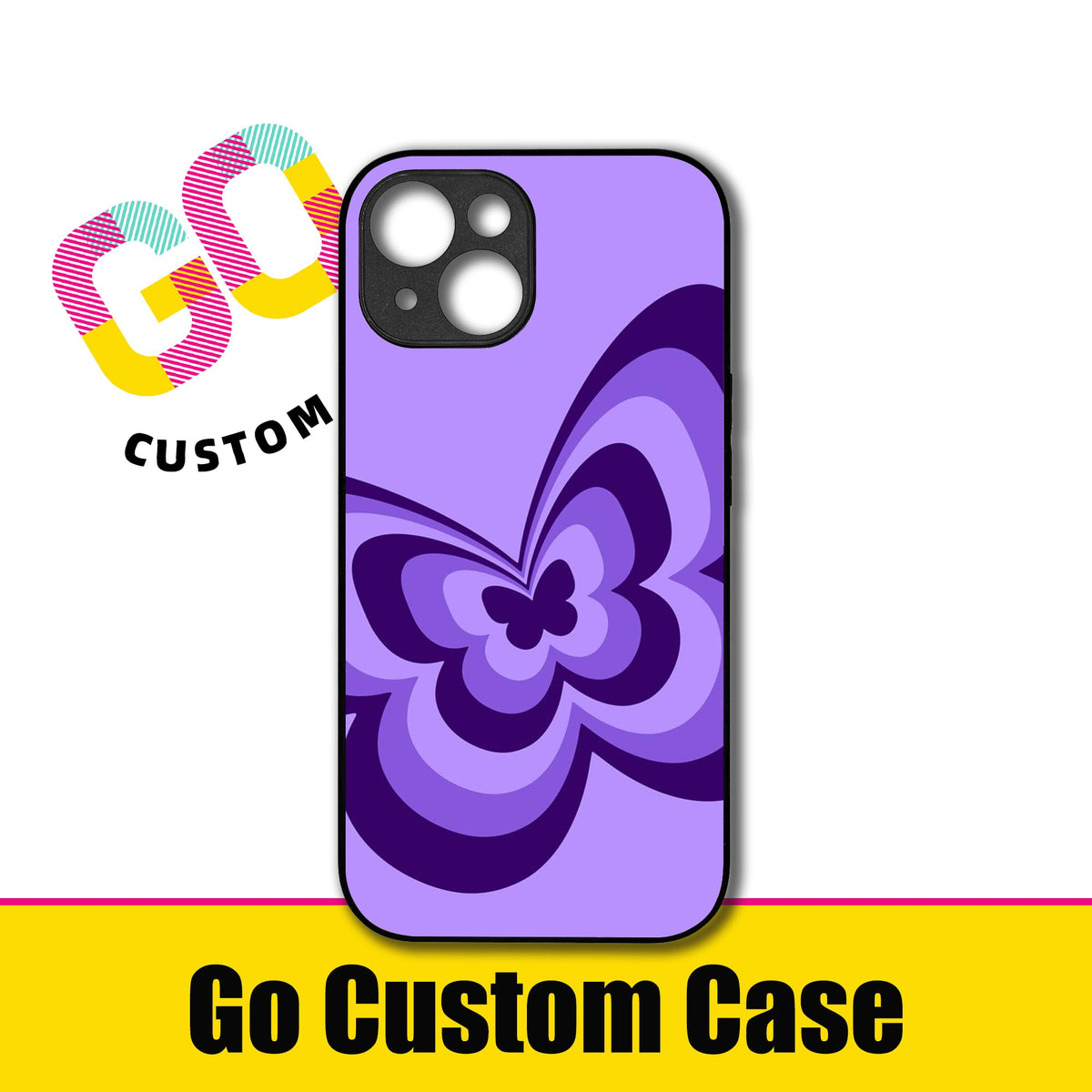 Purple Psychedelic Butterfly Phone Case