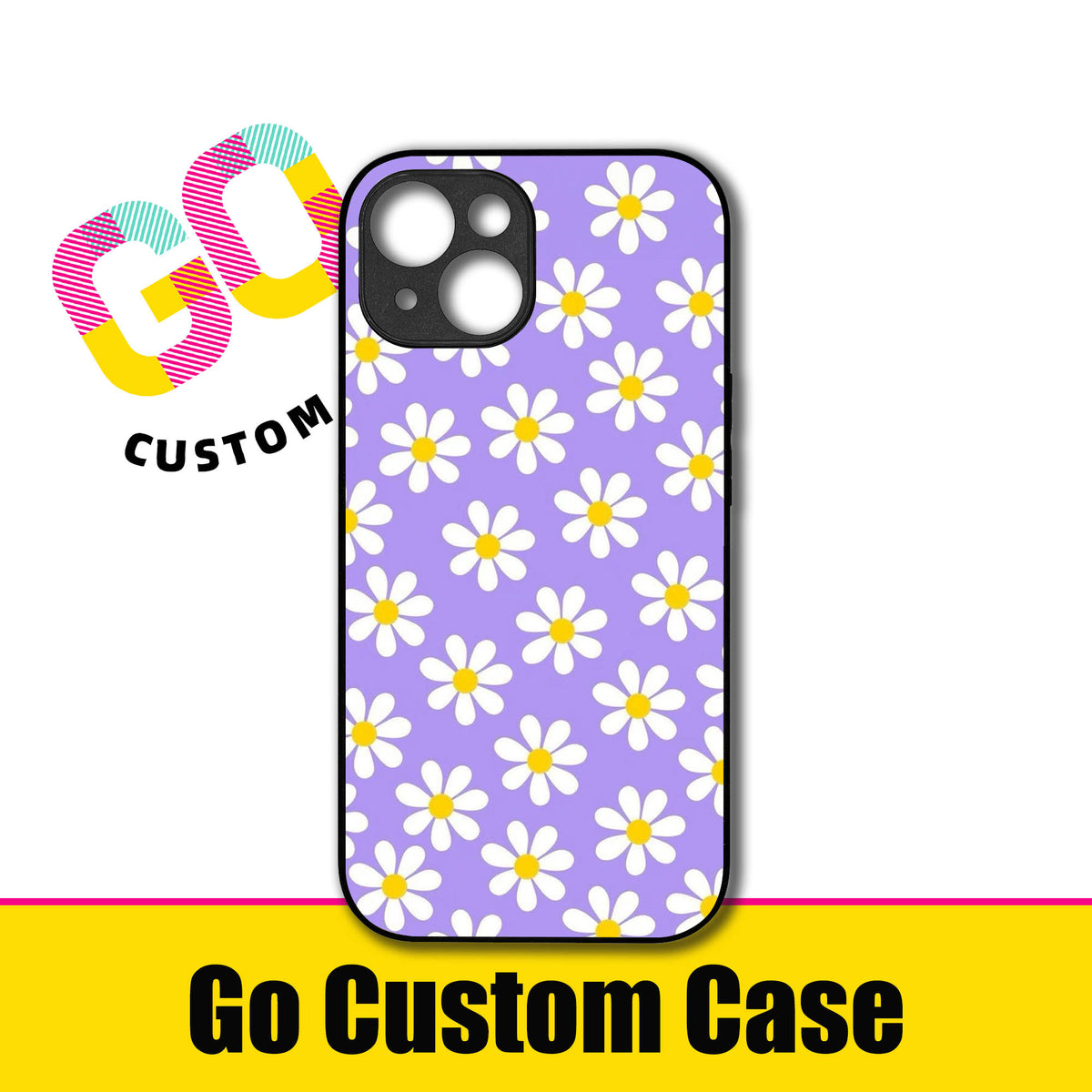 Purple Daisy Flower Pattern Phone Case