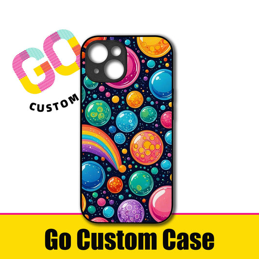 Rainbow Bubbles & Planets Phone Case