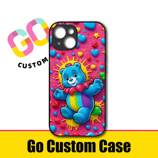 Rainbow Care Bear Pink Splash Phone Case