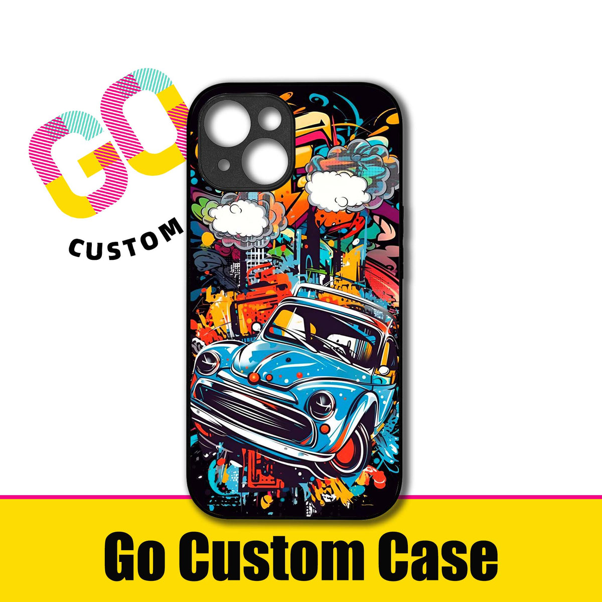 Retro Car Graffiti City Streetwear Phone Case