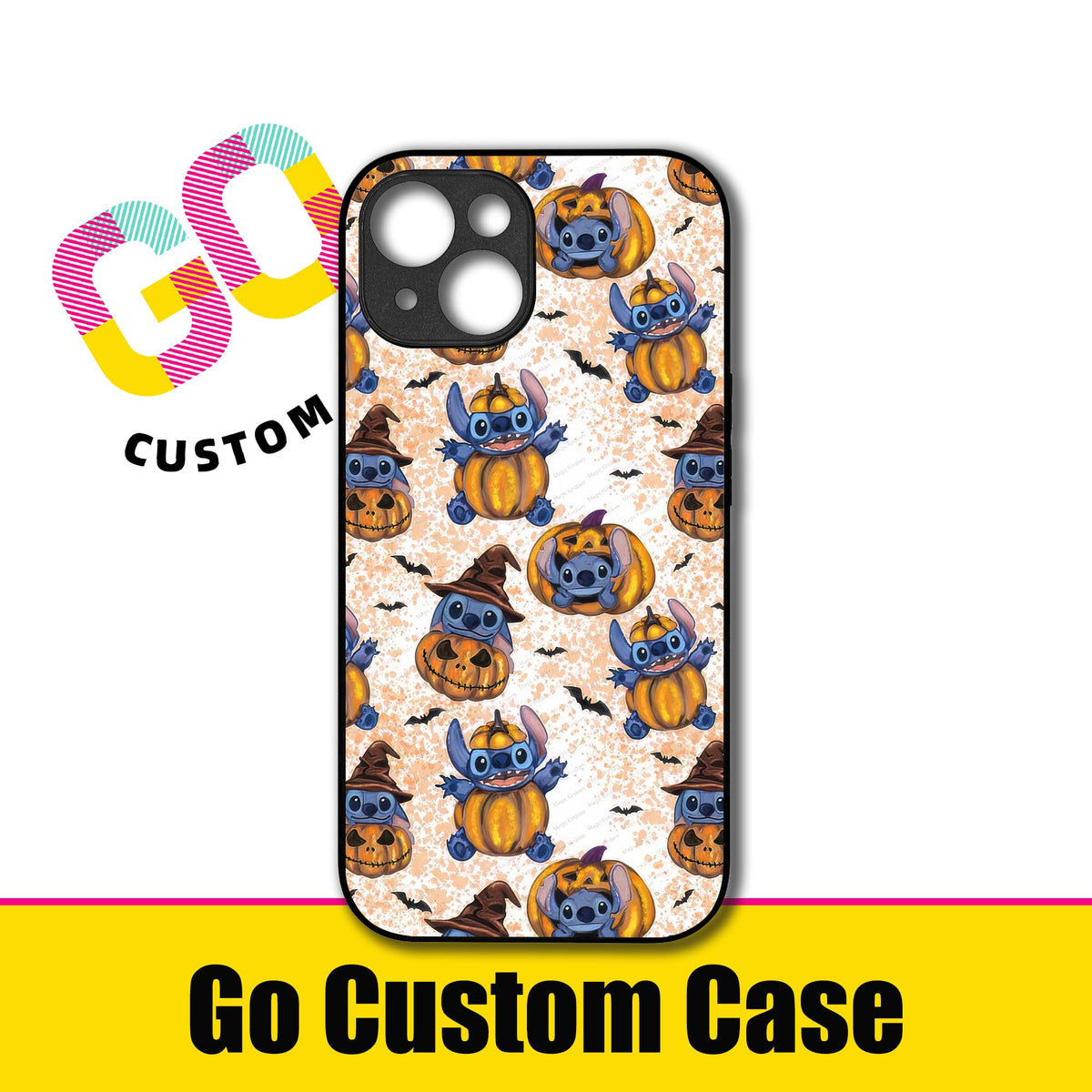 Stitch Halloween Pumpkin Phone Case