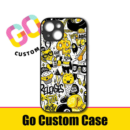 Yellow Black Hip‑Hop Style Custom Cover