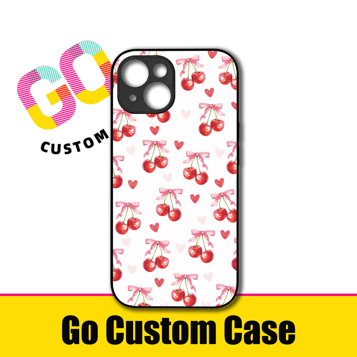 Watercolor Cherry & Bow Phone Case