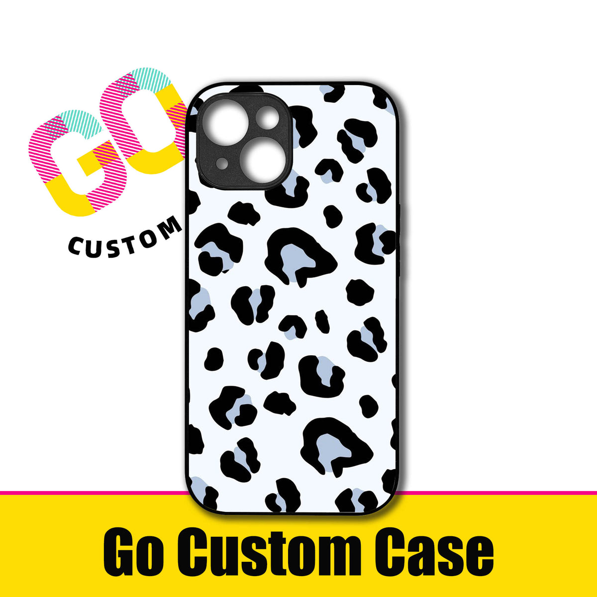 White Leopard Print Animal Pattern Phone Case