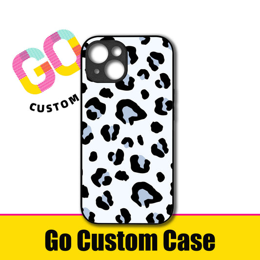 White Leopard Print Animal Pattern Phone Case