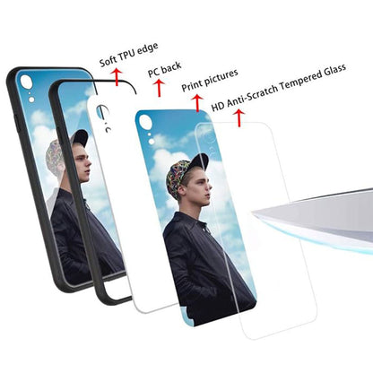 Tempered Glass Customized iPhone Case