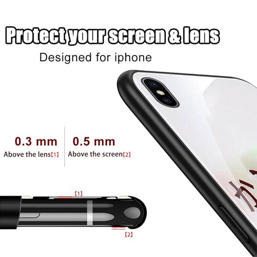 Tempered Glass Customized iPhone Case