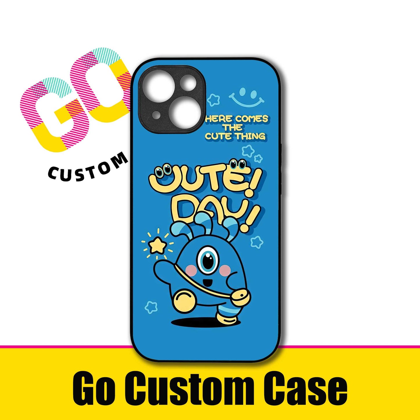 Cute Day Blue Monster Phone Case (481418)